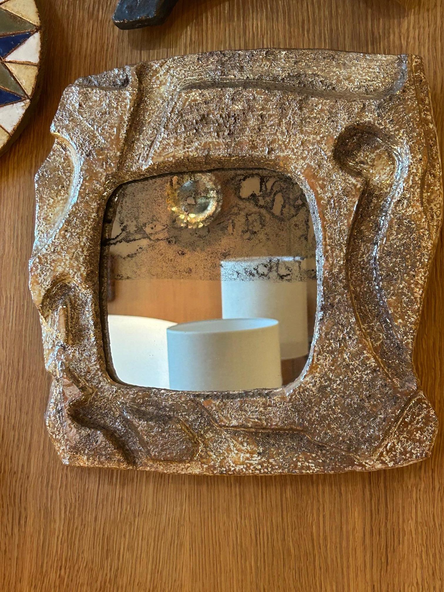 Miroir de Marius Bessone, France, années 1960 Bon état - En vente à Paris, FR