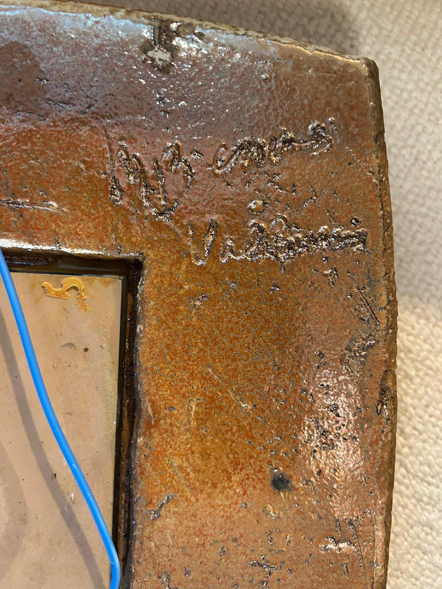Céramique Miroir de Marius Bessone, France, années 1960 en vente