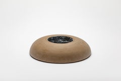 Espejo de cerámica de Mia Jensen, firmado, pieza única, hacia 2023