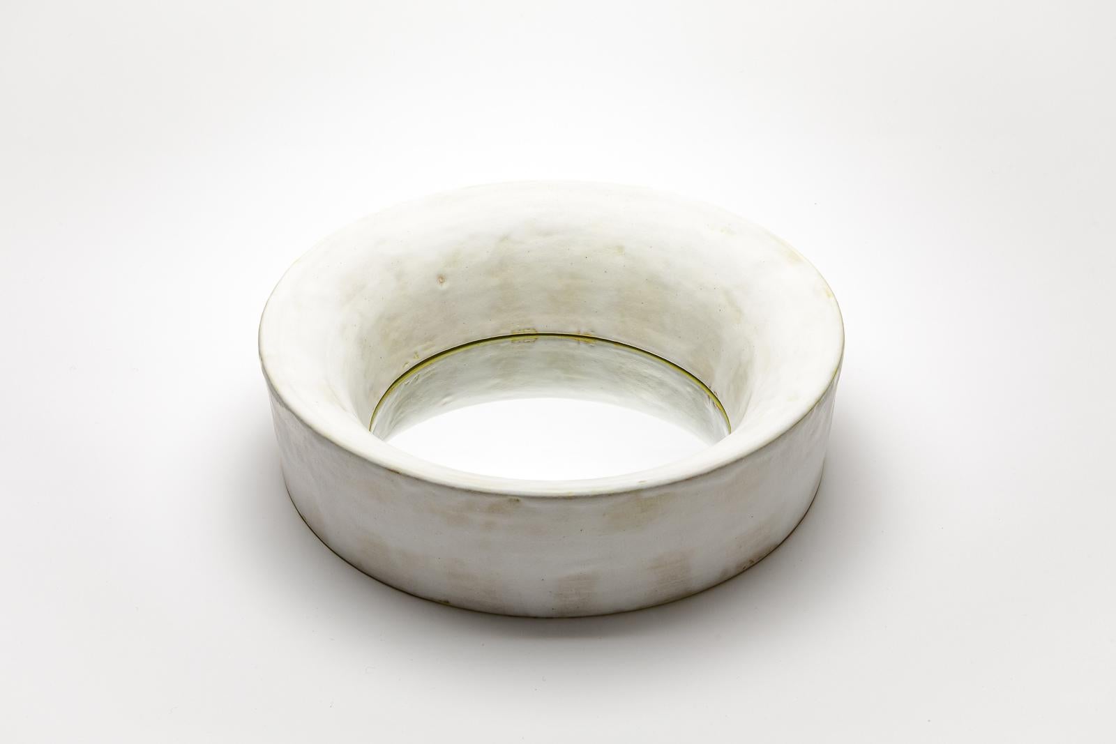 Beaux-Arts Miroir en céramique signé Mia Jensen, pièce unique, datant d'environ 2023 en vente