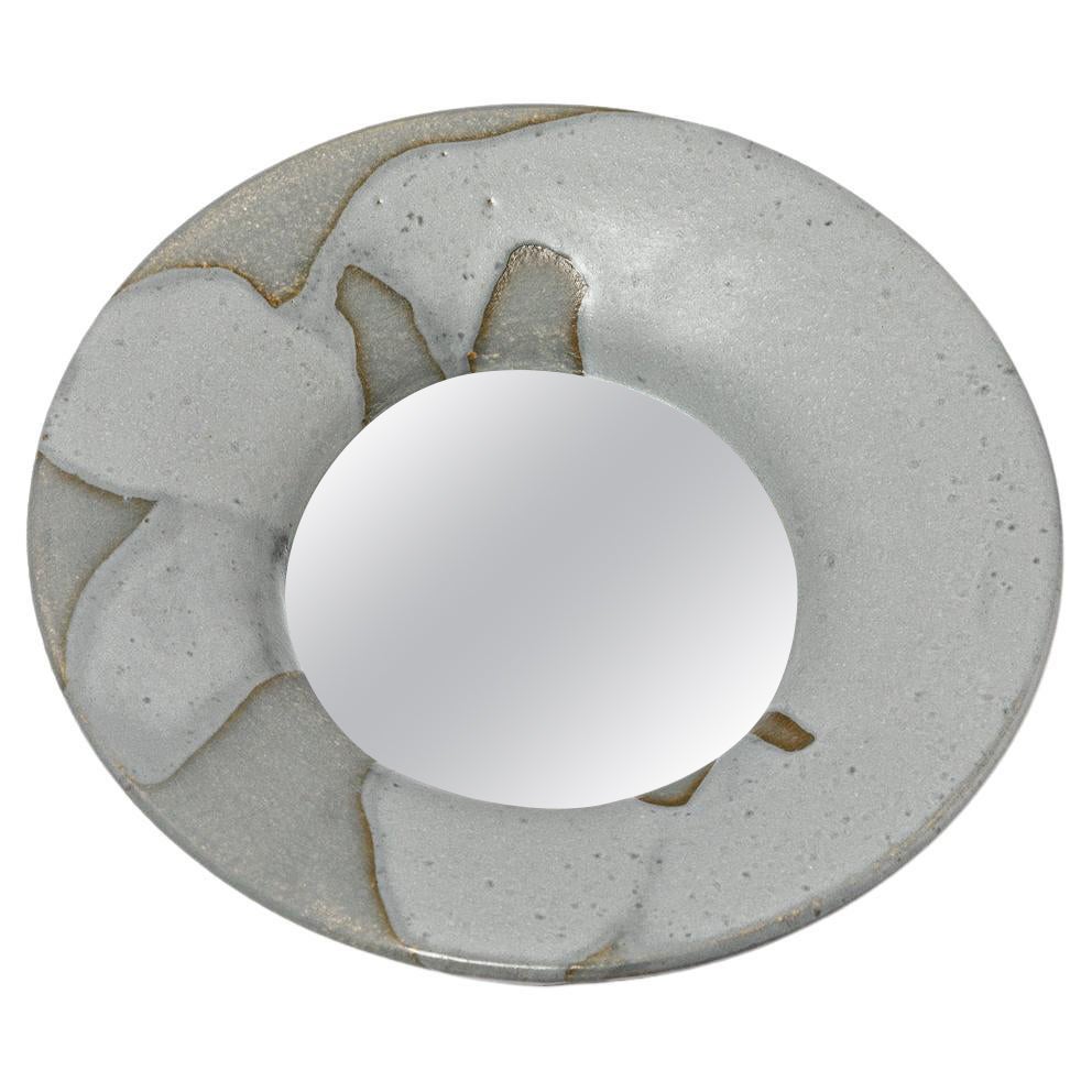 Ceramic Mirror by Mia Jensen, Signed, Unique Piece, circa 2023
