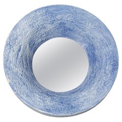 Ceramic Mirror by Mia Jensen, Signed, Unique Piece, circa 2023