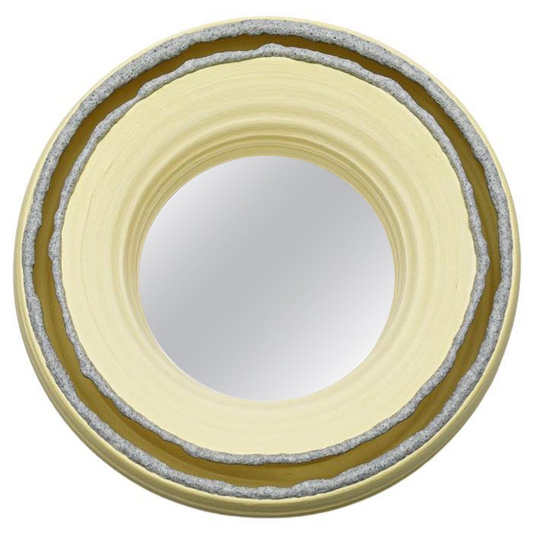 Ceramic Mirror by Mia Jensen, Signed, Unique Piece, circa 2023
