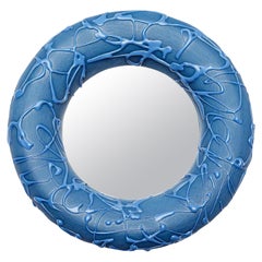 Ceramic Mirror by Mia Jensen, Signed, Unique Piece, circa 2023
