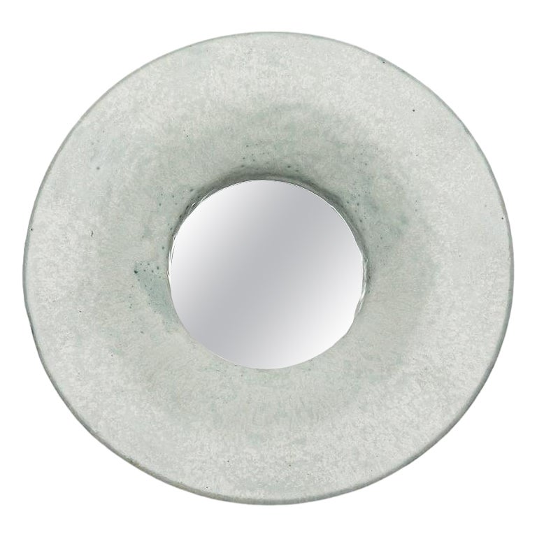 Ceramic Mirror by Mia Jensen, Signed, Unique Piece, circa 2023