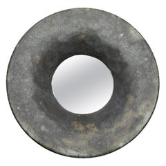 Ceramic Mirror by Mia Jensen, Signed, Unique Piece, circa 2023