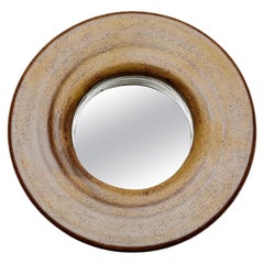 Ceramic Mirror by Mia Jensen, Signed, Unique Piece, circa 2023
