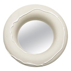 Ceramic Mirror by Mia Jensen, Signed, Unique Piece, circa 2023