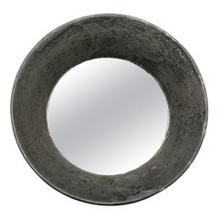 Ceramic Mirror by Mia Jensen, Signed, Unique Piece, circa 2023