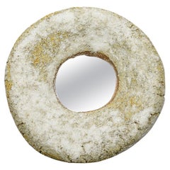 Ceramic Mirror by Mia Jensen, Signed, Unique Piece, circa 2023