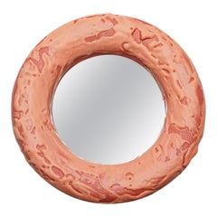 Ceramic Mirror by Mia Jensen, Signed, Unique Piece, circa 2023