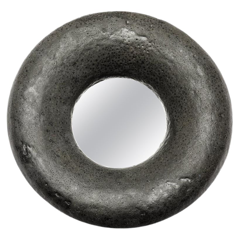 Ceramic Mirror by Mia Jensen, Signed, Unique Piece, circa 2023