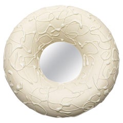 Ceramic Mirror by Mia Jensen, Signed, Unique Piece, circa 2023