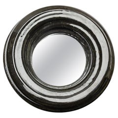 Ceramic Mirror by Mia Jensen, Signed, Unique Piece, circa 2023