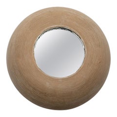 Ceramic Mirror by Mia Jensen, Signed, Unique Piece, circa 2023