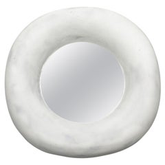 Specchio in ceramica di Mia Jensen, firmato, pezzo unico, circa 2023