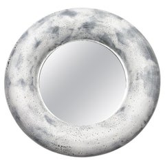 Ceramic Mirror by Mia Jensen, Signed, Unique Piece, circa 2023