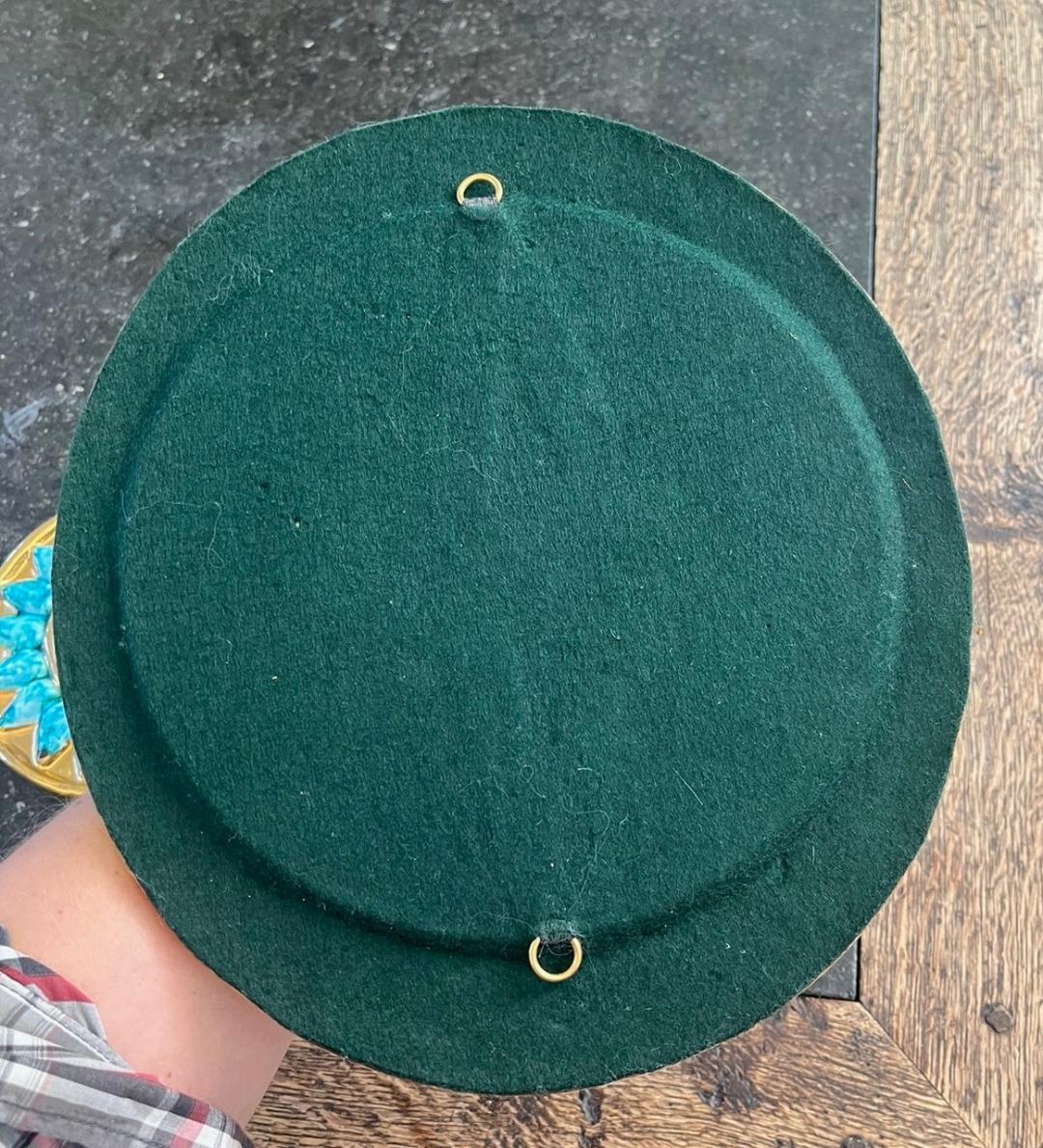 Ceramic mirror by Mithe Elseplt, France 1960'S In Good Condition For Sale In Paris, FR