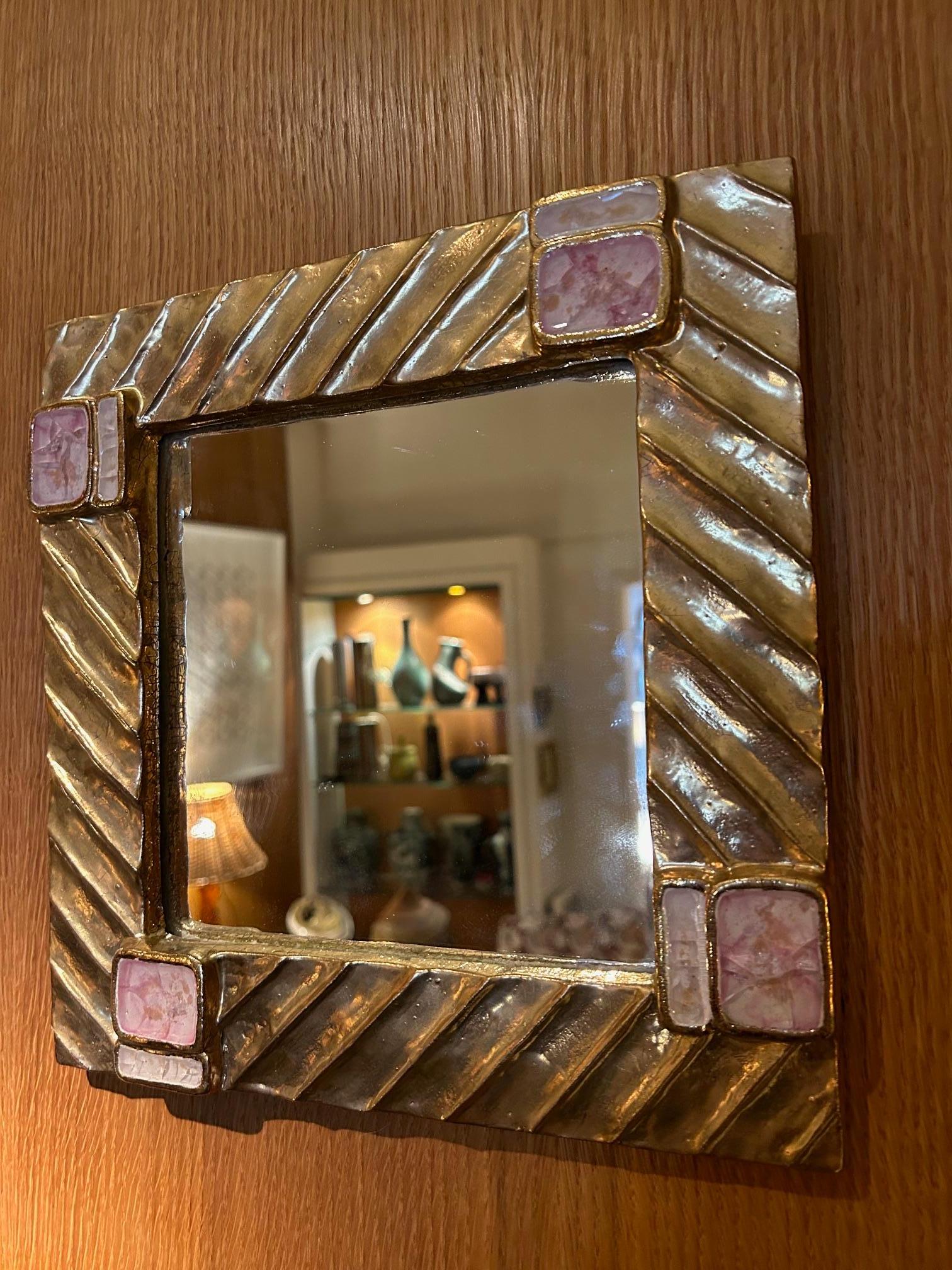miroir en céramique de Mithé Espelt