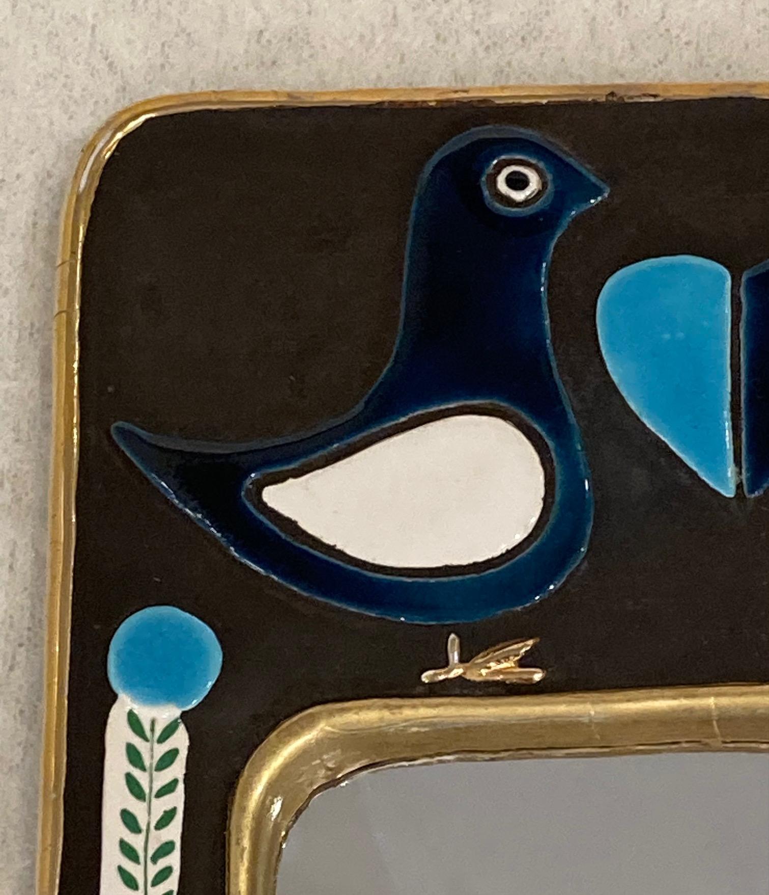 miroir mithe espelt oiseau