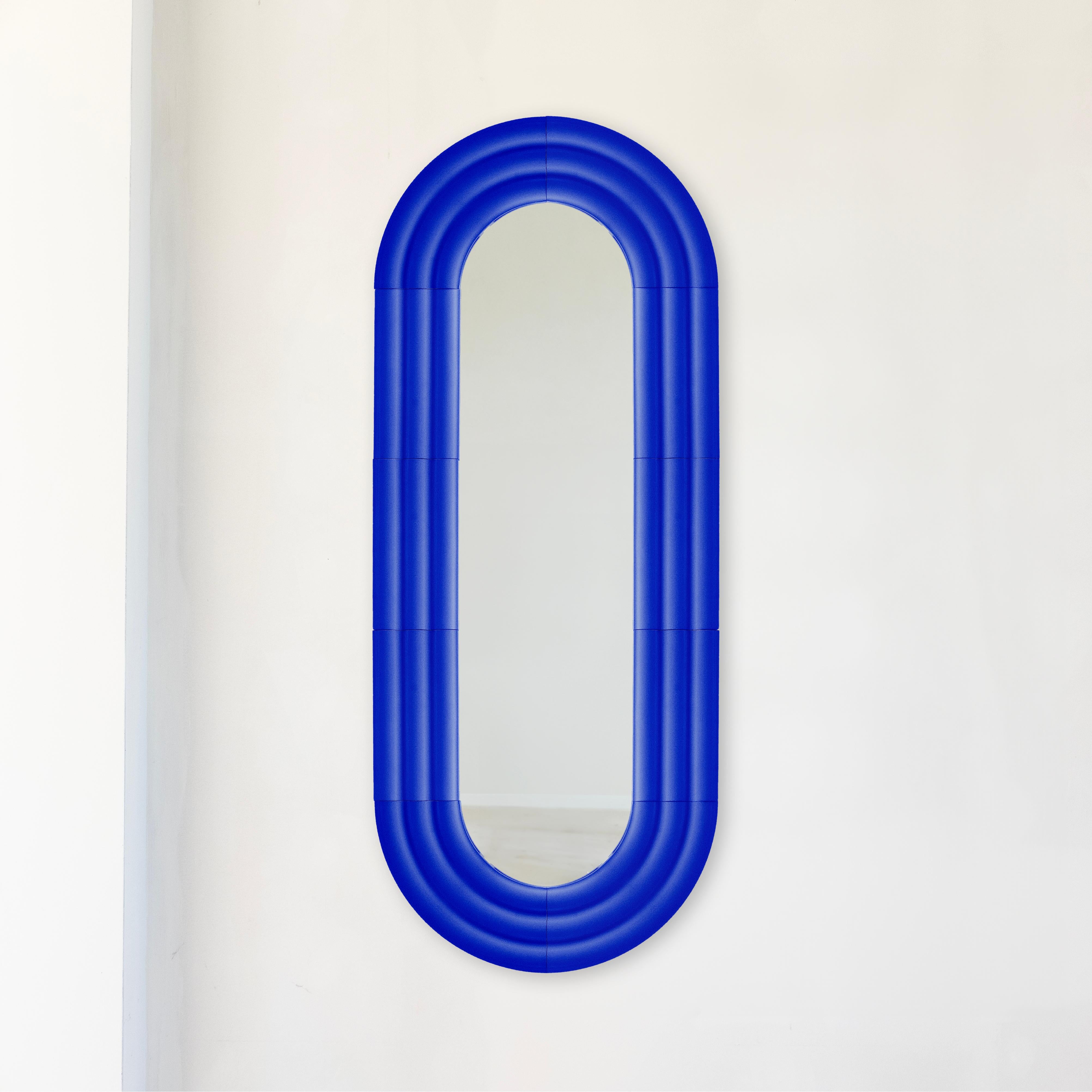 Ceramic Mirror ELO 60x150 RED by Pani Jurek For Sale 2