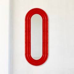 Ceramic Mirror ELO 60x150 RED by Pani Jurek