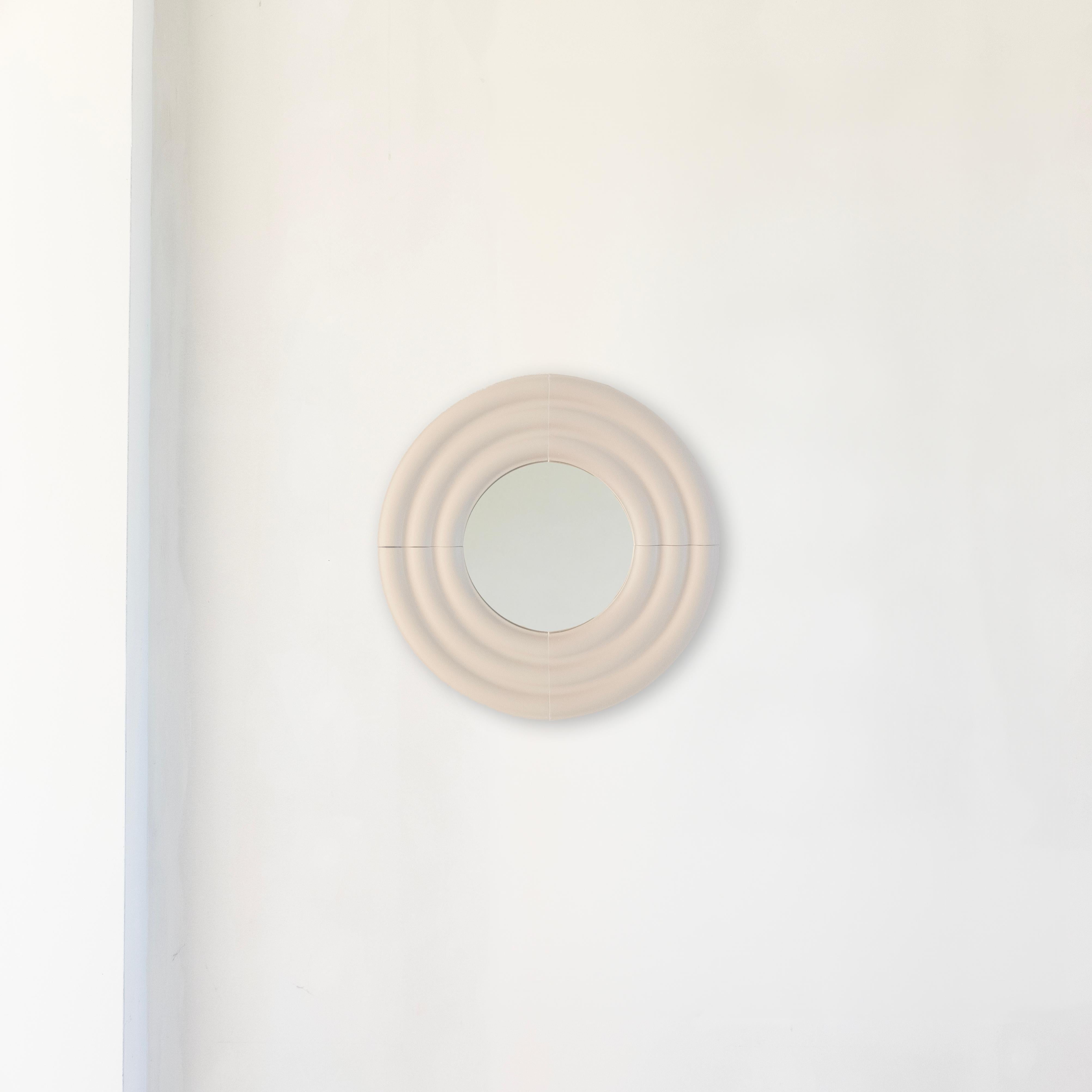 Miroir en céramique ELO 60x60 PINK par Pani Jurek en vente 3
