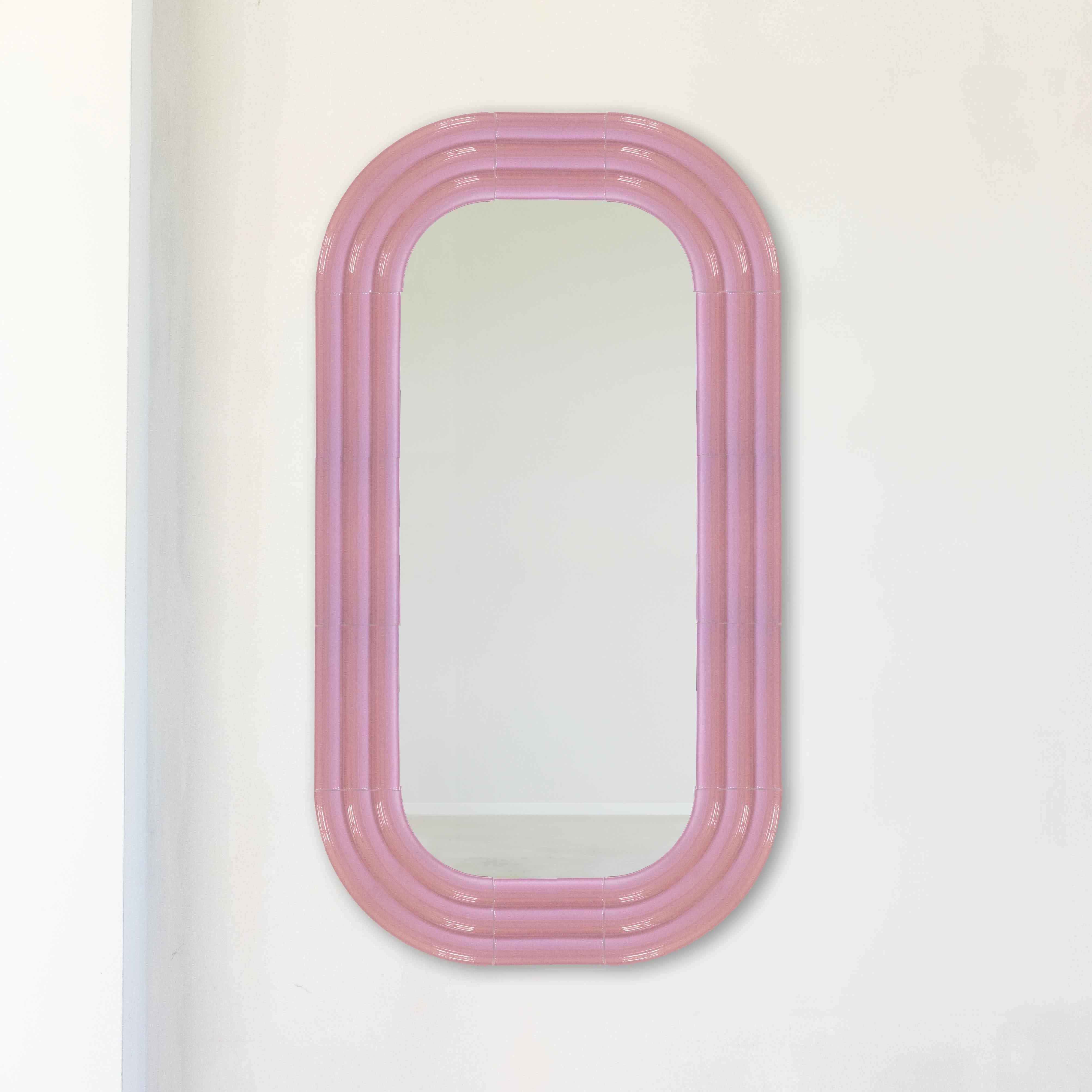Specchio in ceramica ELO 80x150 MARRONE di Pani Jurek in vendita 2