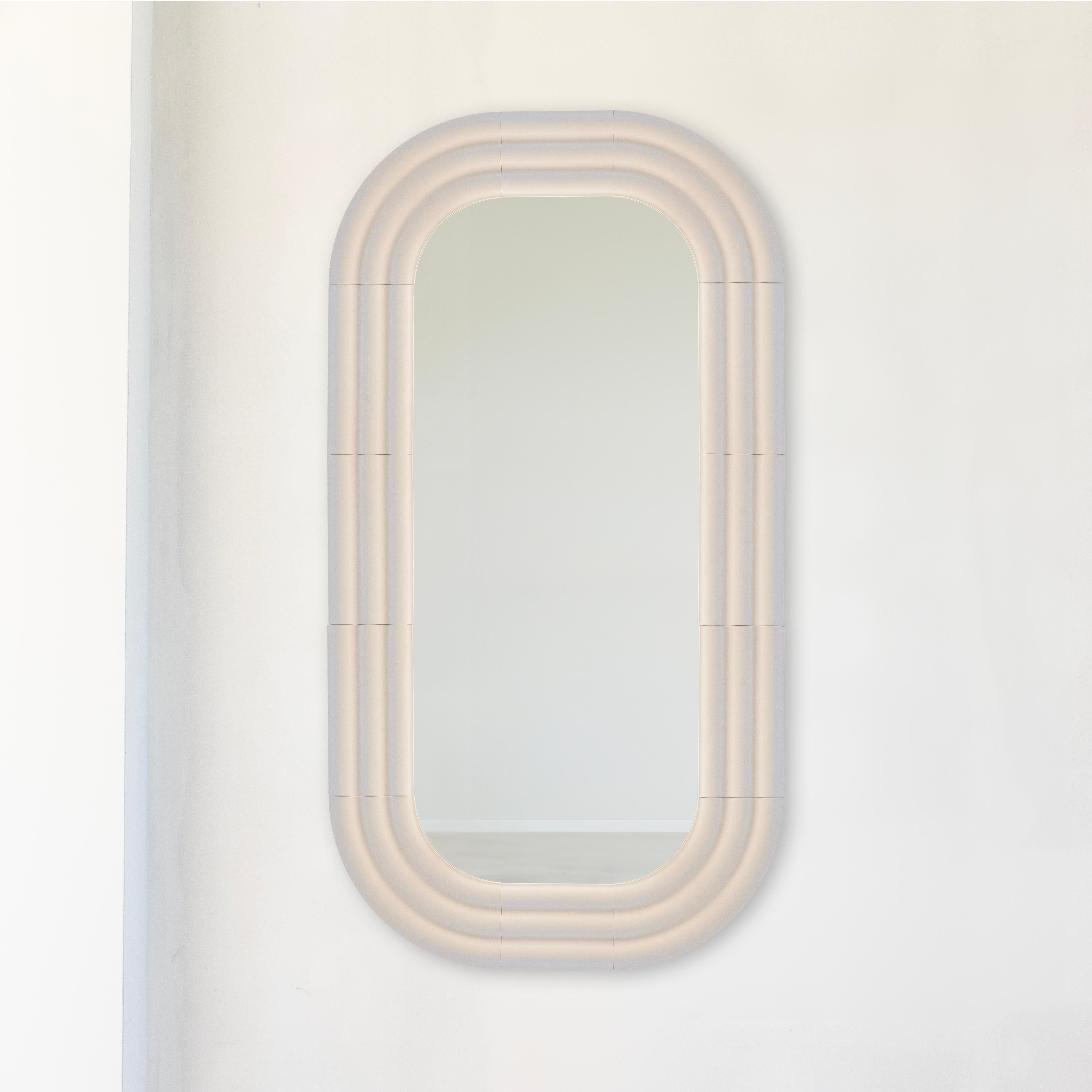 Specchio in ceramica ELO 80x150 MARRONE di Pani Jurek in vendita 5