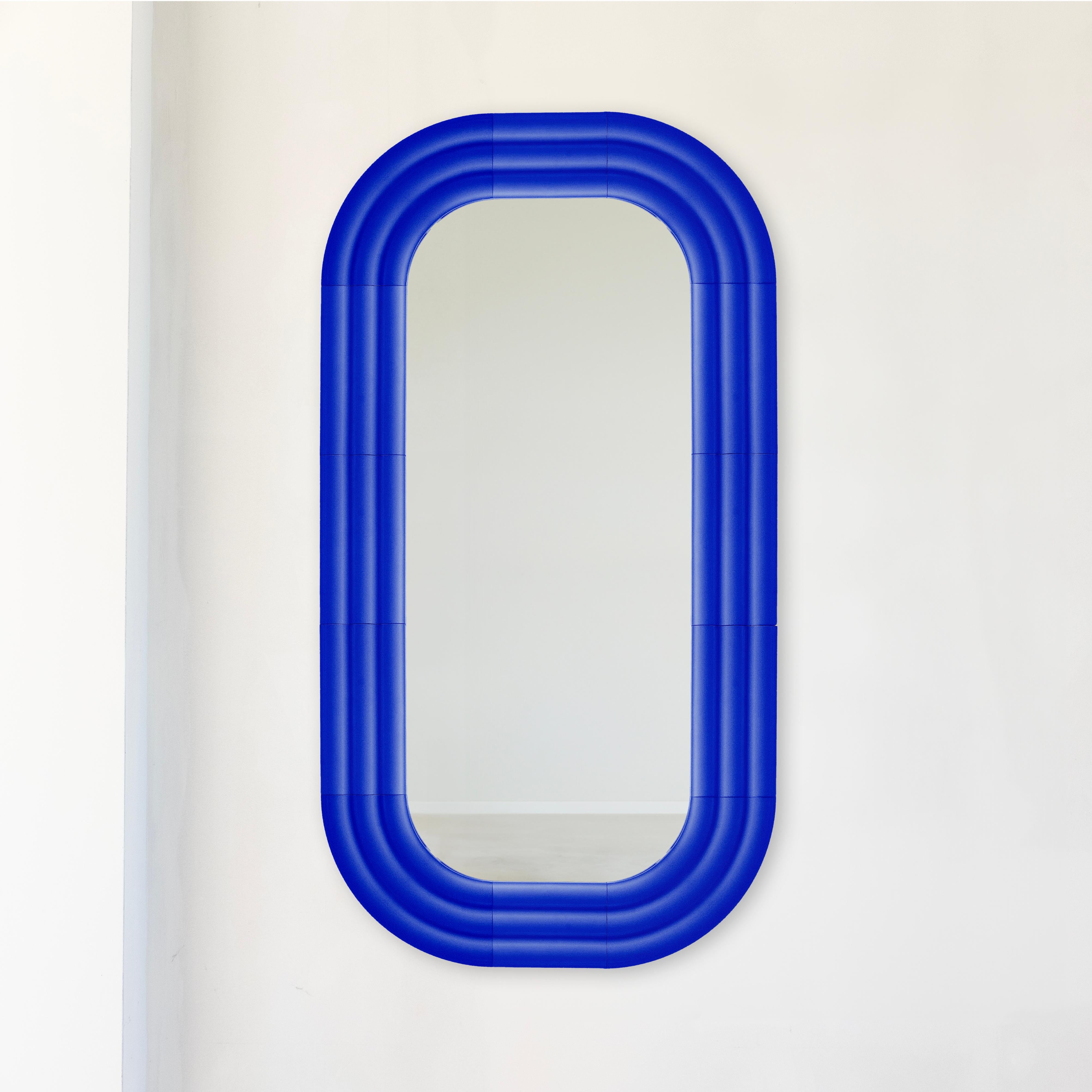 XXI secolo e contemporaneo Specchio in ceramica ELO 80x150 MARRONE di Pani Jurek in vendita
