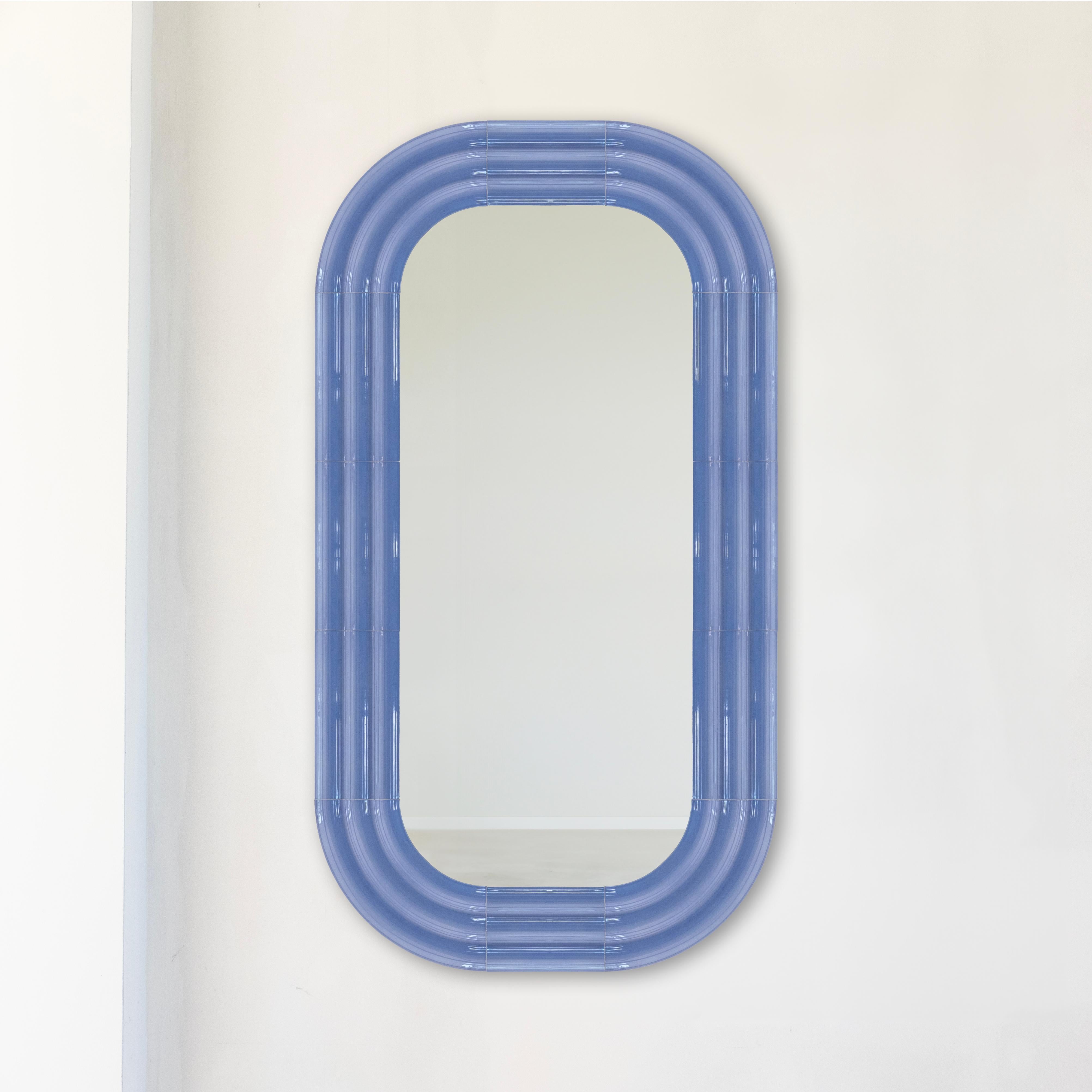Specchio in ceramica ELO 80x150 MARRONE di Pani Jurek in vendita 1