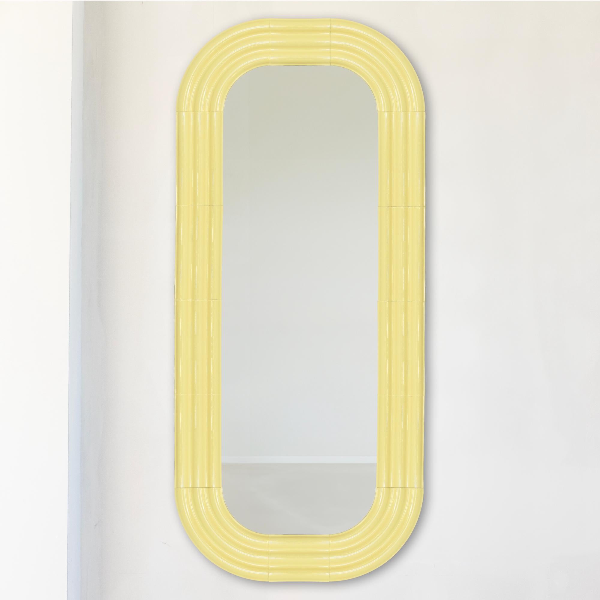 Miroir en céramique ELO 80x180 ROUGE par Pani Jurek en vente 4