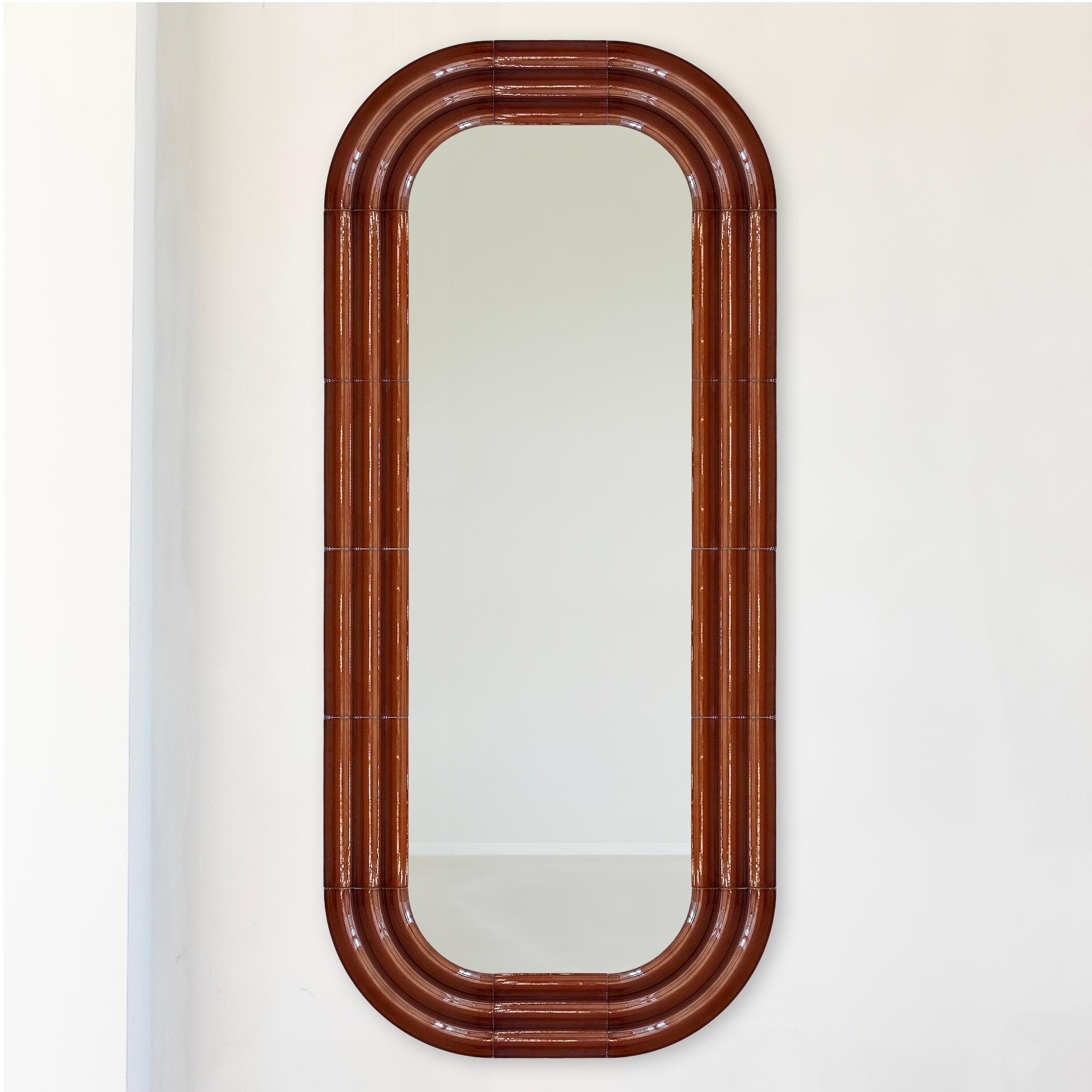 Miroir en céramique ELO 80x180 ROUGE par Pani Jurek Neuf - En vente à Grojec, PL