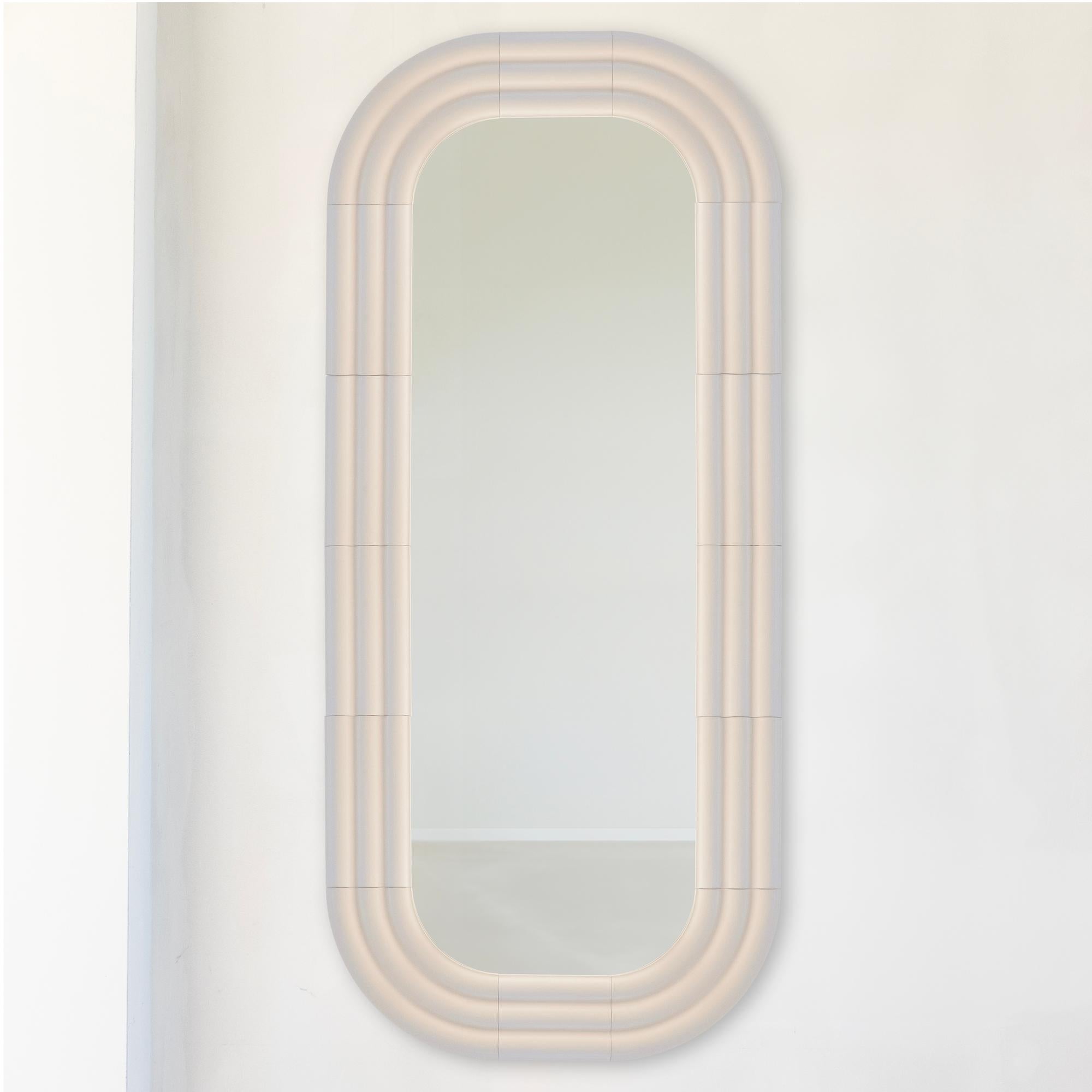 Miroir en céramique ELO 80x180 ROUGE par Pani Jurek en vente 1