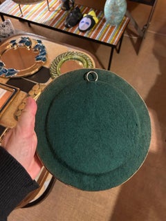 Keramischer Spiegel "Engrenages" von Mithé Espelt, Frankreich, 1960er Jahre