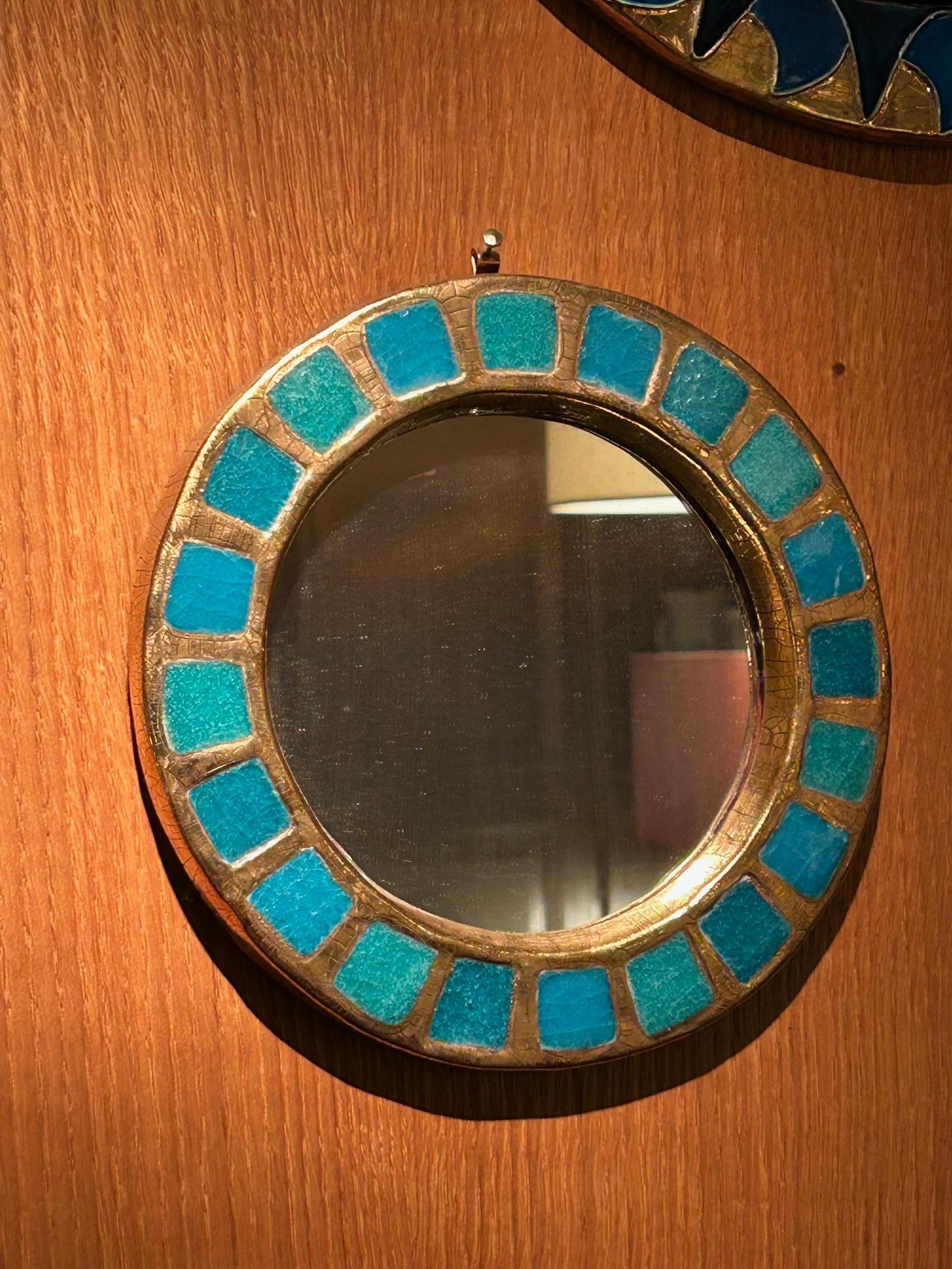Français Miroir en céramique 