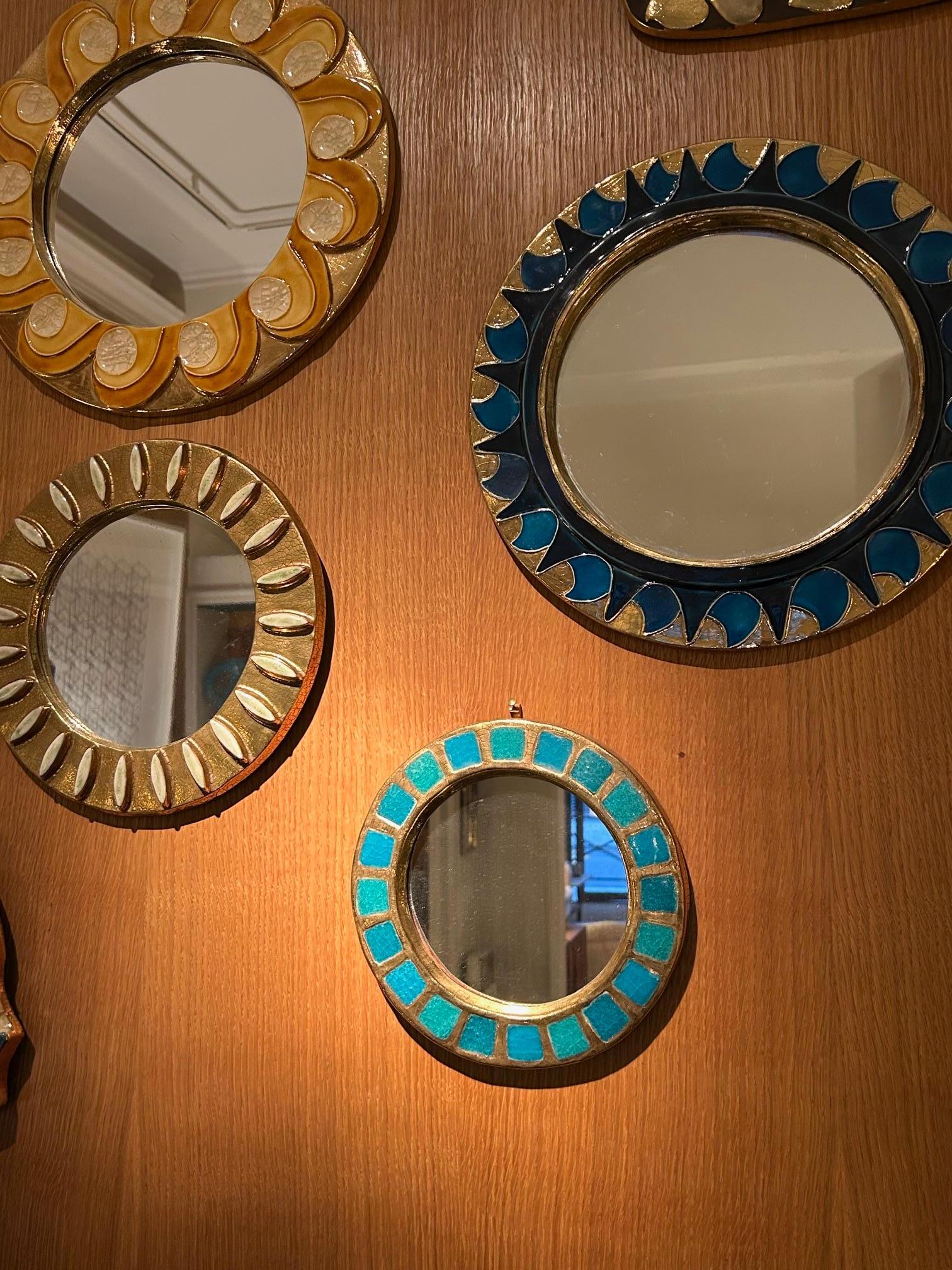 Miroir en céramique 