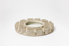 Ceramic Mirror Entitled "Oculus" by Denis Castaing, 2023