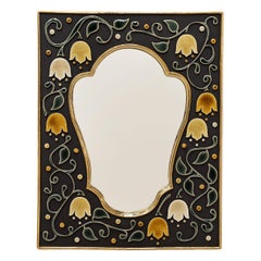 Ceramic Mirror - Fleuri Marigold Ceramic Mirror - Fleuri Marigold