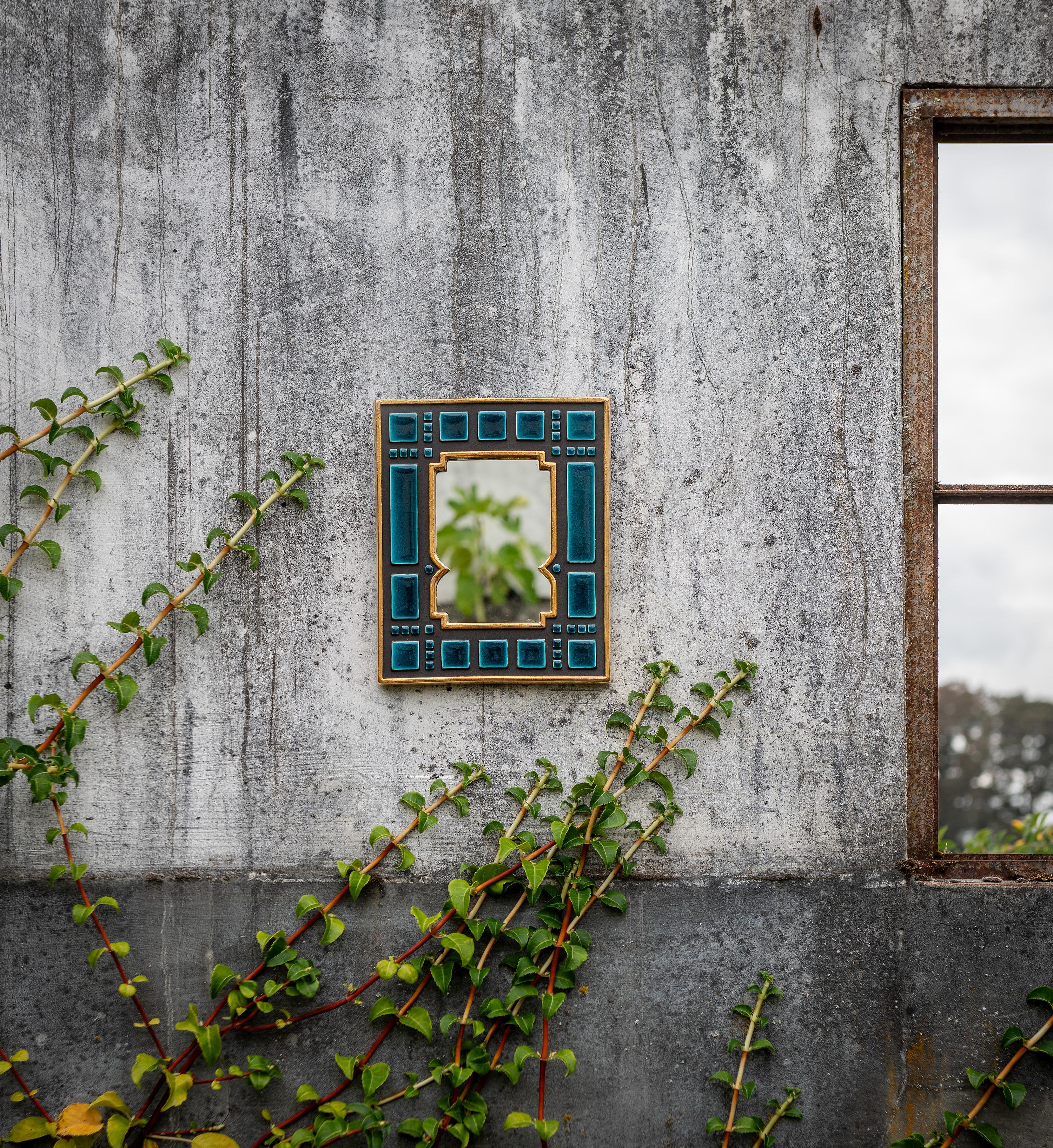 Americano Specchio in ceramica - Lécaro  Oceano in vendita