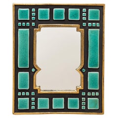 Ceramic Mirror - Lécaro Turquoise