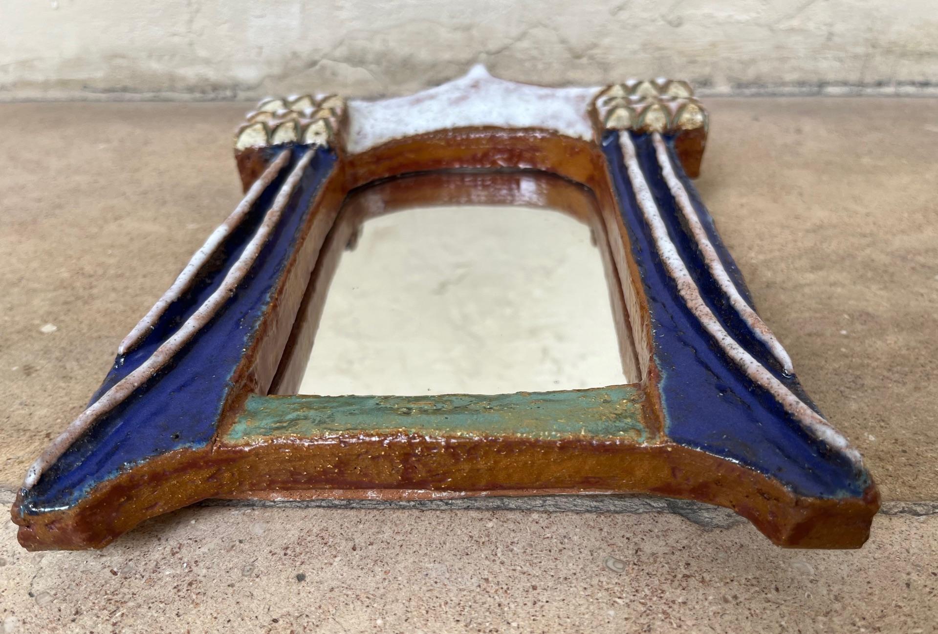Miroir en céramique Les Argonautes, Vallauris, 1960. en vente 2