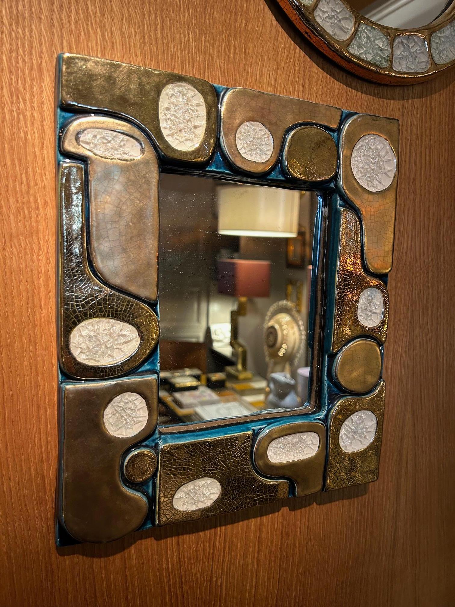 Miroir en céramique 