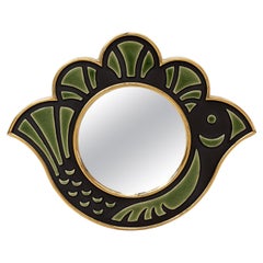 Ceramic Mirror - Poulette  Moss