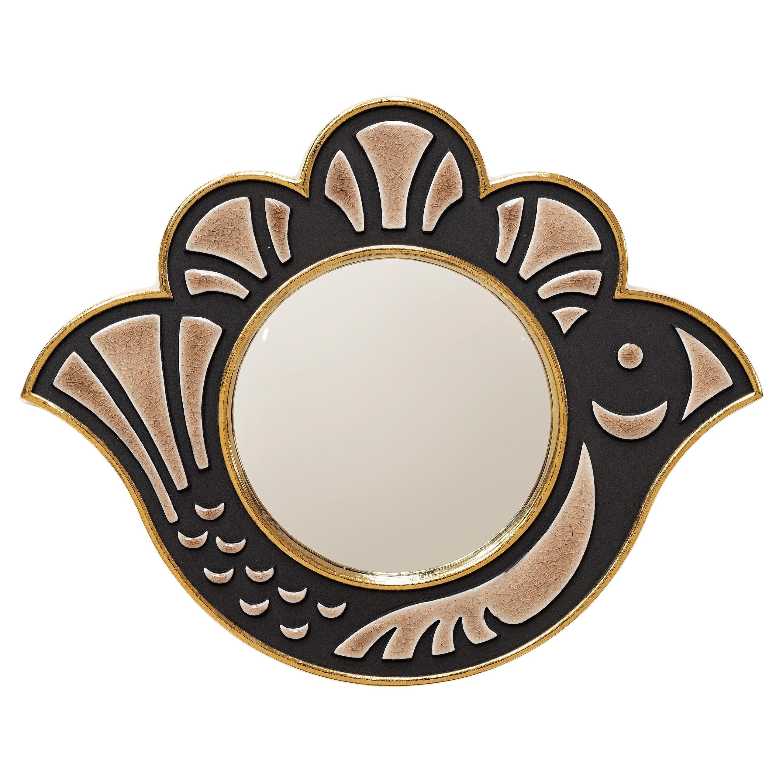 Miroir en céramique - Poulette Sand