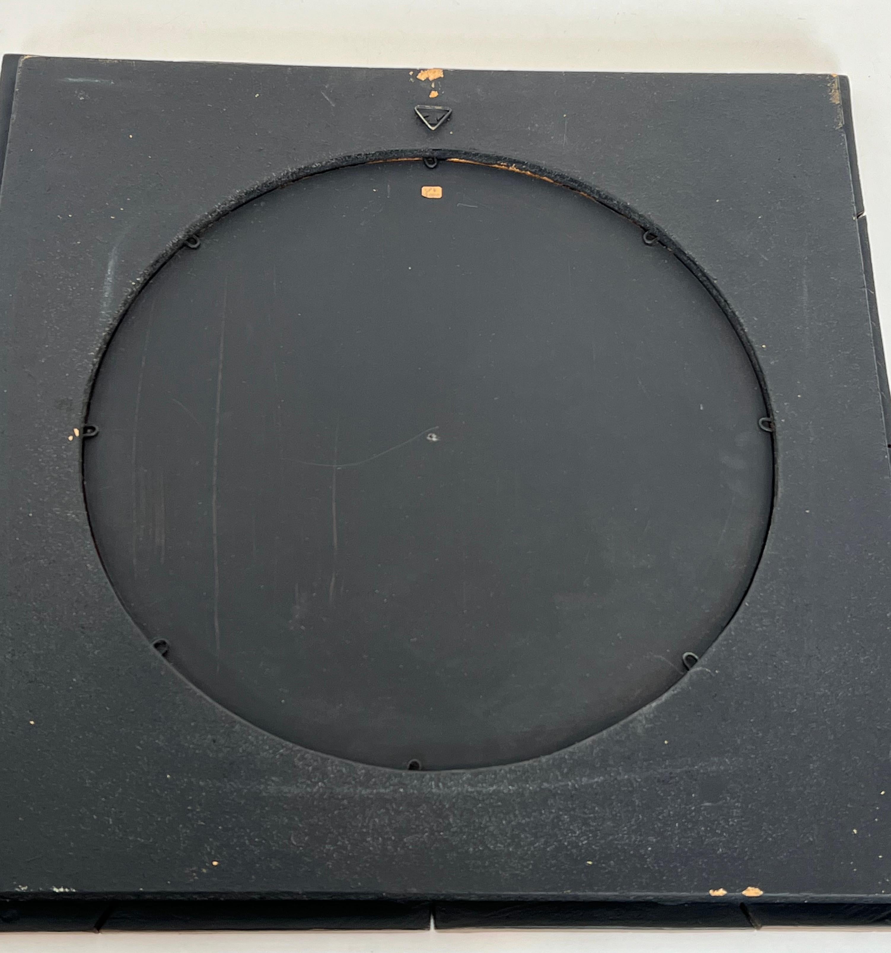 Ceramic Mirror Representing a Stylized Sun Attributed to Oswald Tiberghien For Sale 13