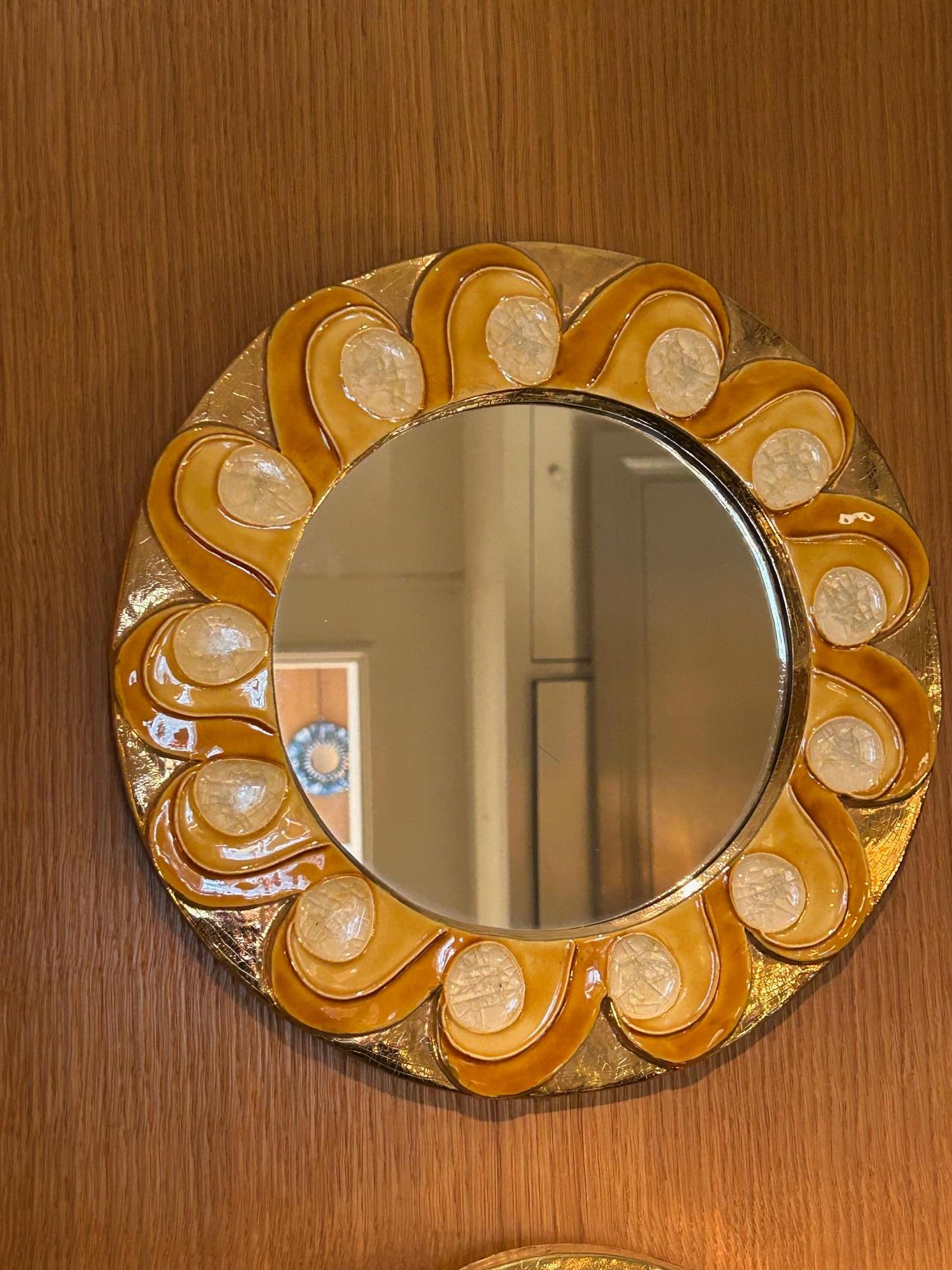 Moderne Miroir en céramique 