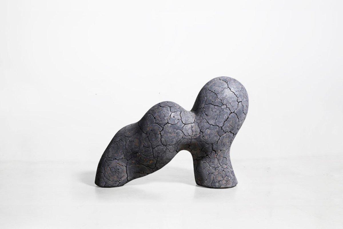 Sculptural Contemporary Stoneware Ceramic Model “Collaret” by Claudi Casanovas  In Excellent Condition In Barcelona, ES