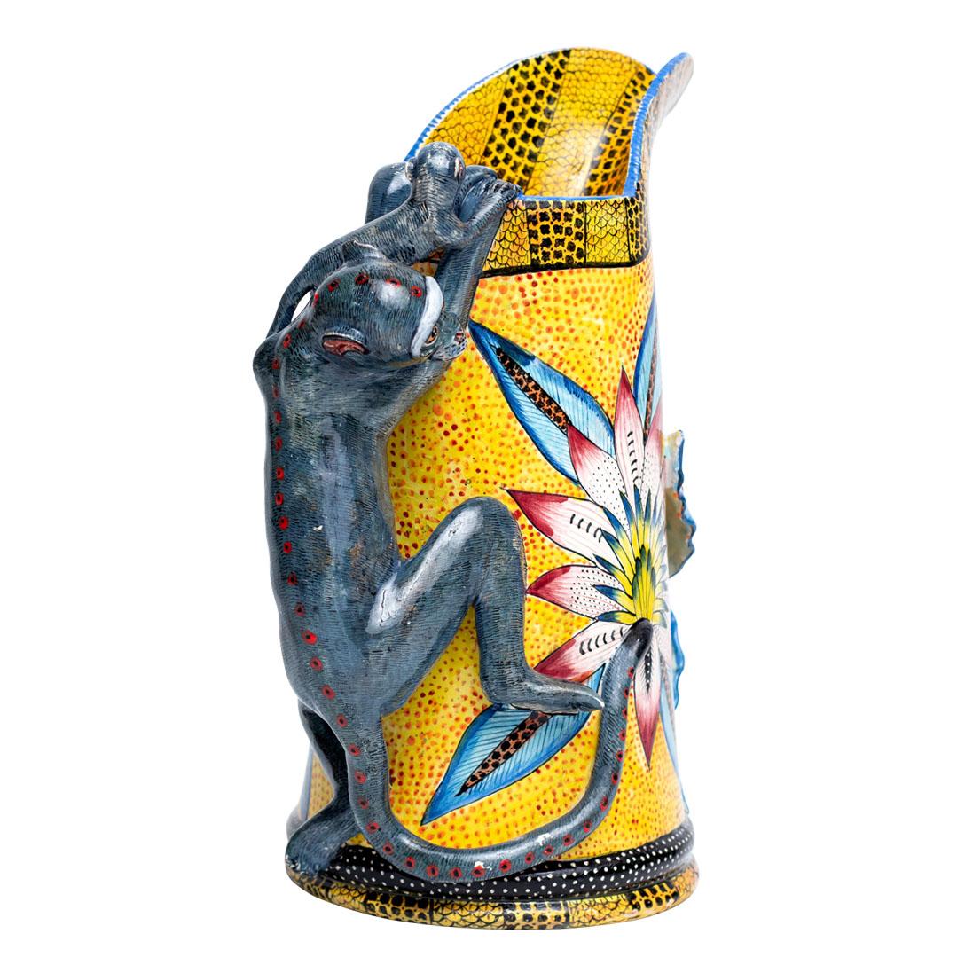 Contemporary Ceramic Monkey Jug , hand made in South Africa