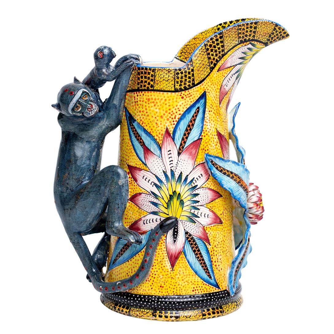 Ceramic Monkey Jug , hand made in South Africa 1